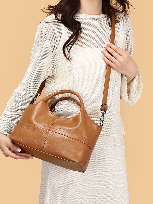 ID:21703 - Hand-held tote commuter retro women's shoulder bag